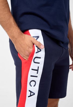 Traje de Baño Azul-Blanco-Rojo NAUTICA