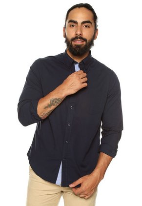 Camisa Azul Nautica