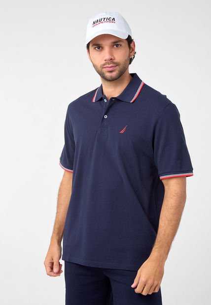 Polo Navy-Rojo-Blanco NAUTICA