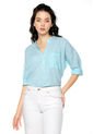 Blusa Azul Aguamarina Nautica de Nautica