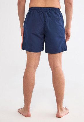 Traje de Baño Azul Navy-Blanco-Salmón NAUTICA