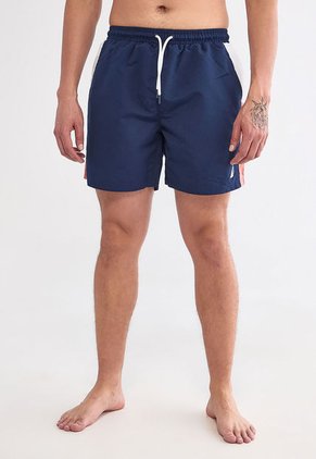 Traje de Baño Azul Navy-Blanco-Salmón NAUTICA