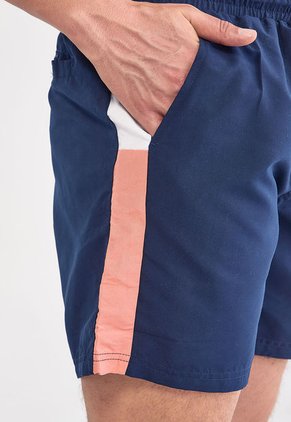 Traje de Baño Azul Navy-Blanco-Salmón NAUTICA