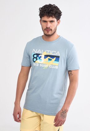 Camiseta NAUTICA Azul Raf