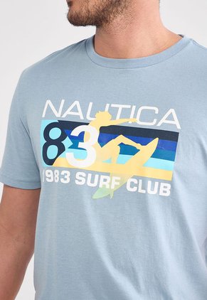 Camiseta NAUTICA Azul Raf