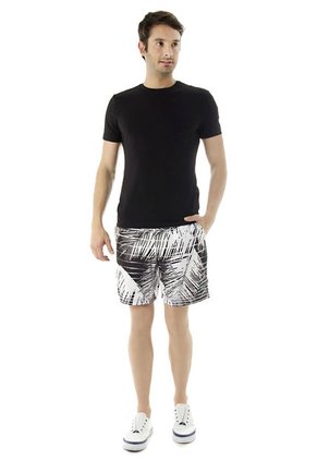 Bermuda Nautica Blanco-Negro