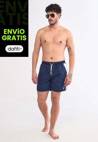 Traje de Baño Azul Navy-Blanco-Salmón NAUTICA Nautica
