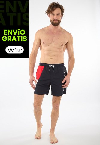 Traje de Baño Azul Navy-Rojo-Blanco NAUTICA Nautica