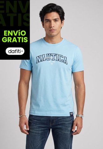 Camiseta Nautica Celeste Nautica