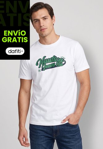 Camiseta Nautica Blanco Nautica