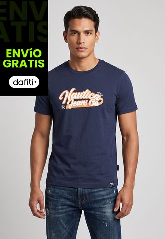 Camiseta Nautica Azul Nautica