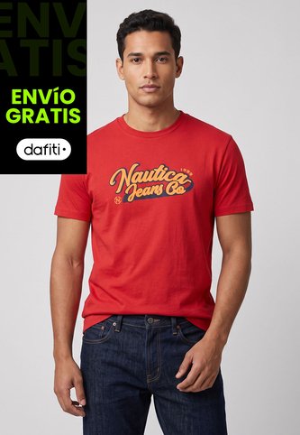 Camiseta Nautica Rojo Nautica