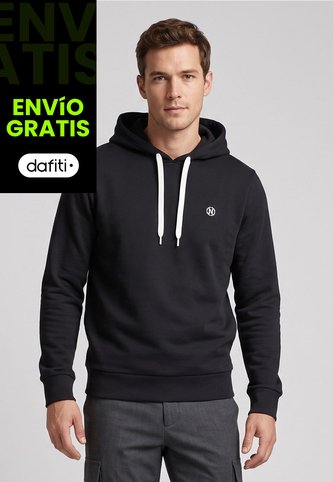 Hoodie Nautica Negro Nautica