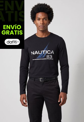Camiseta Manga Larga NAUTICA Negro Nautica