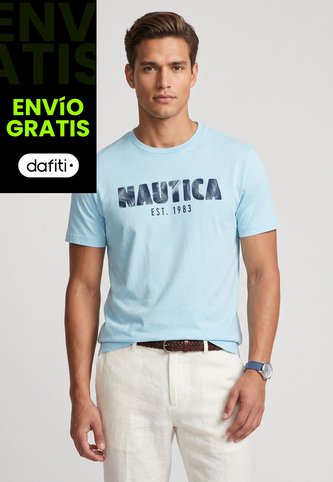 Camiseta NAUTICA Celeste Nautica