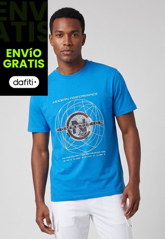 Camiseta NAUTICA Azul Nautica