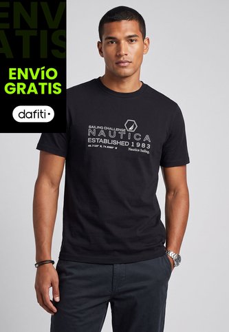 Camiseta NAUTICA Negro Nautica