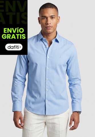 Camisa Nautica Celeste Nautica