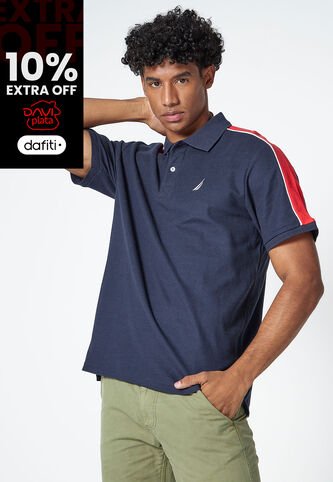Polo Azul-Rojo-Blanco Nautica Nautica