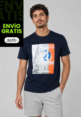 Camiseta NAUTICA Azul Nautica
