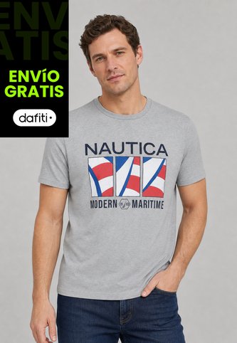 Camiseta NAUTICA Gris Nautica