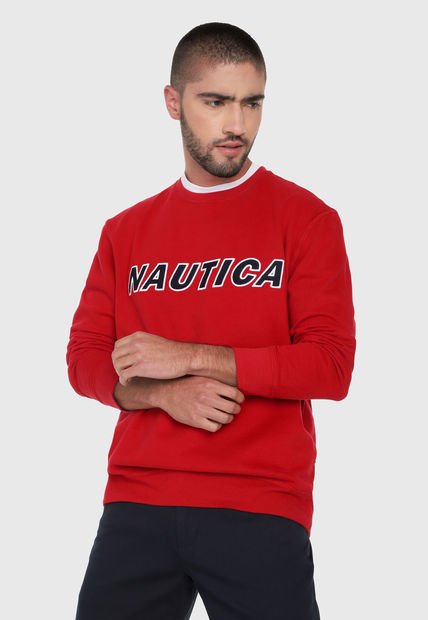Buzo Rojo-Azul-Blanco Nautica