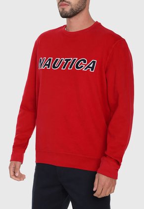 Buzo Rojo-Azul-Blanco Nautica