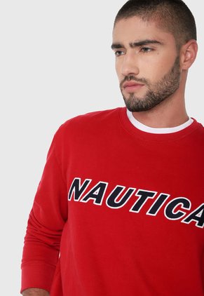 Buzo Rojo-Azul-Blanco Nautica