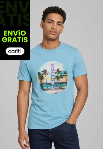 Camiseta NAUTICA Celeste Nautica