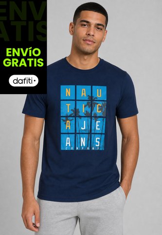 Camiseta NAUTICA Azul Nautica