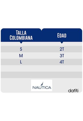 Conjunto Azul-Blanco Nautica Kids