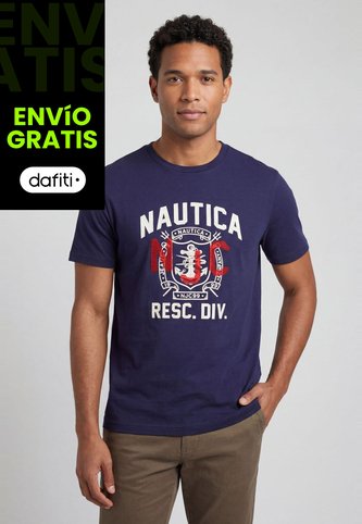 Camiseta NAUTICA Azul Nautica