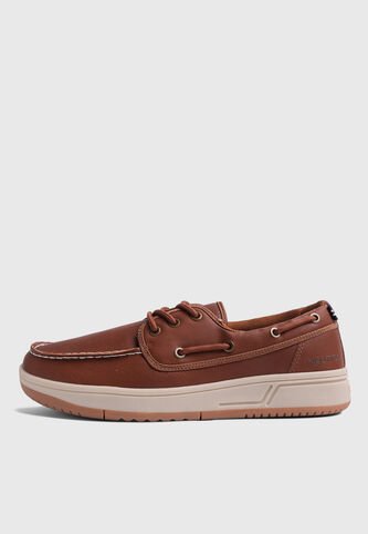 Apache Casual NAUTICA Ando Pardo Anaranjado Nautica