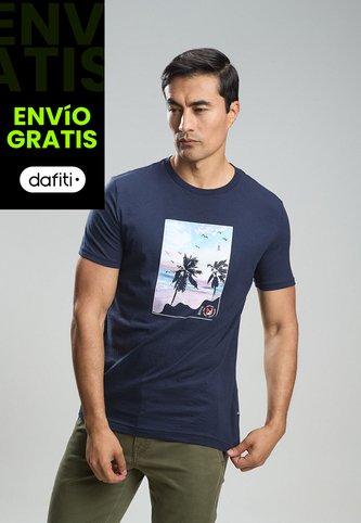 Camiseta NAUTICA Azul Nautica