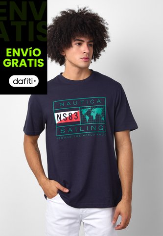 Camiseta NAUTICA Azul Nautica