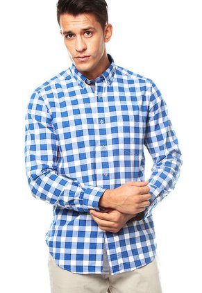 Camisa Azul Nautica