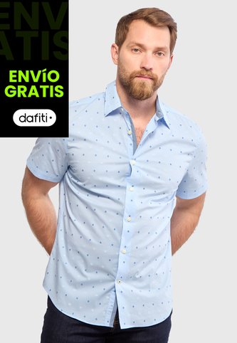 Camisa NAUTICA Celeste Nautica