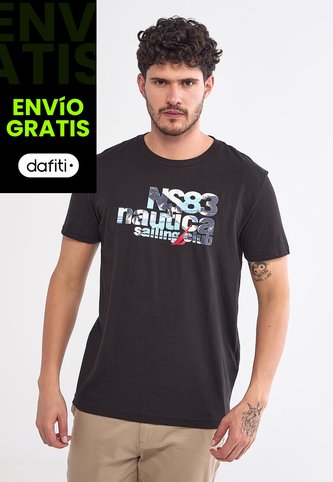Camiseta NAUTICA Negro Nautica