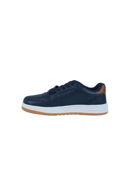 Tenis Nautica Niño Bashies Y /Navy/Tan