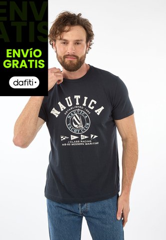 Camiseta NAUTICA Azul Nautica