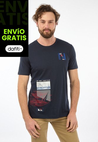 Camiseta NAUTICA Azul Nautica
