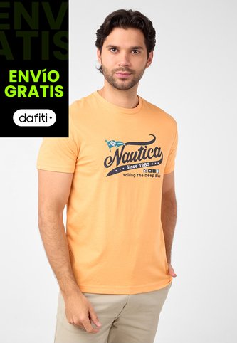 Camiseta NAUTICA Naranja Nautica