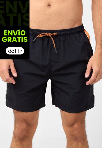 Traje de Baño Negro-Naranja-Blanco NAUTICA Nautica