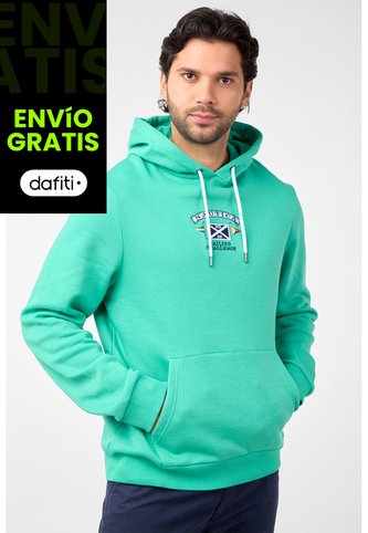 Hoodie Verde Menta-Azul-Blanco NAUTICA Vancouver OH Nautica