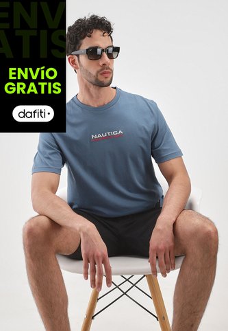 Camiseta NAUTICA Azul Raf Nautica