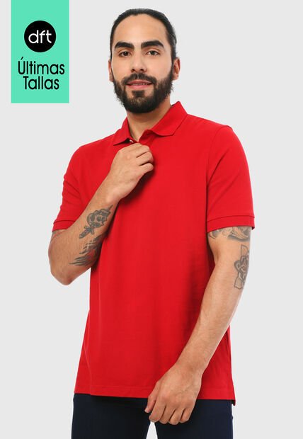 Polo Rojo-Azul Nautica