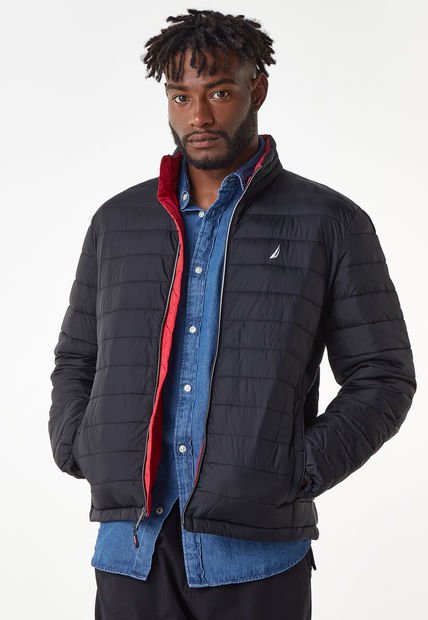 Chaqueta Acolchada Negro Nautica