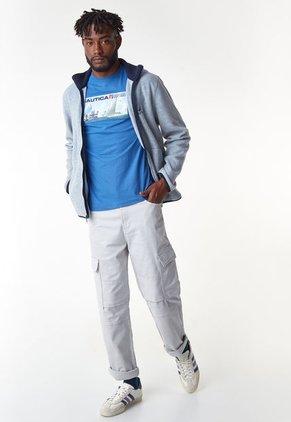 Chaqueta Gris-Negro Nautica