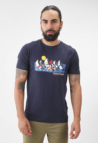 Camiseta NAUTICA Azul Nautica