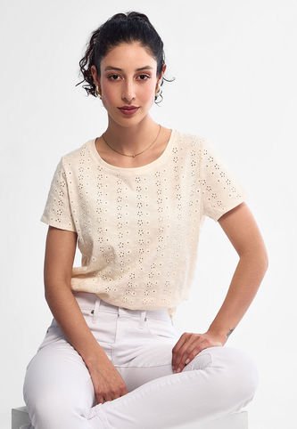 Blusa NAUTICA Beige Nautica